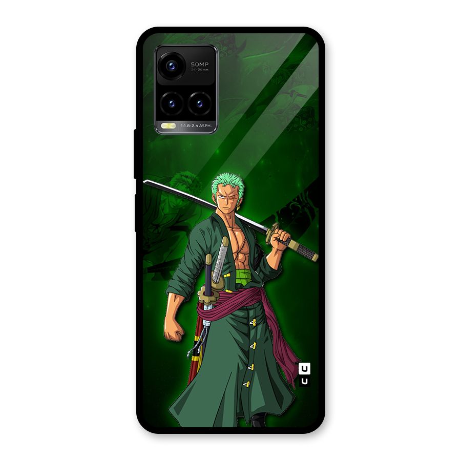 Zoro Ready Glass Back Case for Vivo Y21T