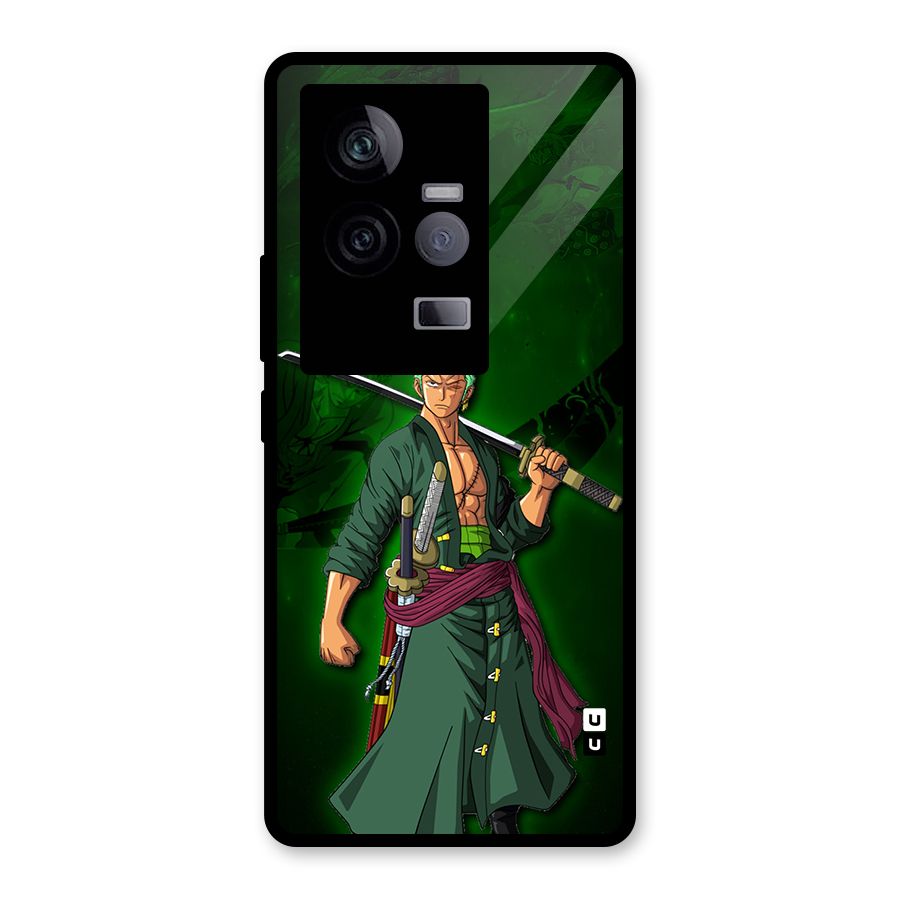 Zoro Ready Glass Back Case for Vivo iQOO 11 5G