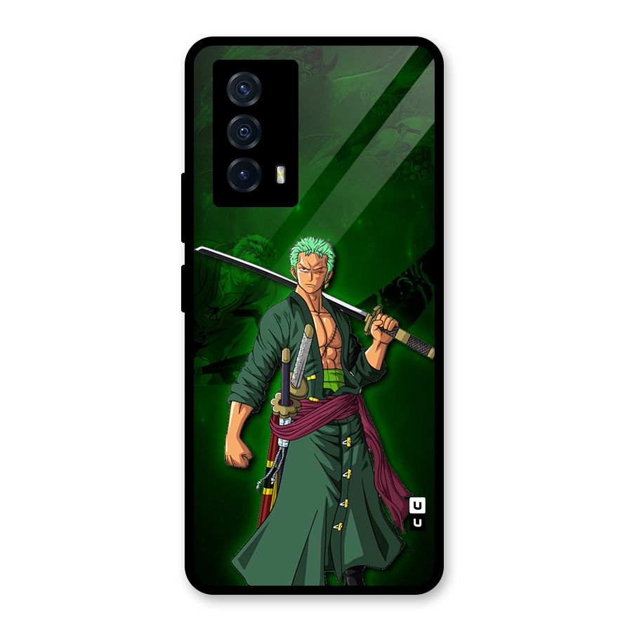 Zoro Ready Glass Back Case for Vivo iQOO Z5
