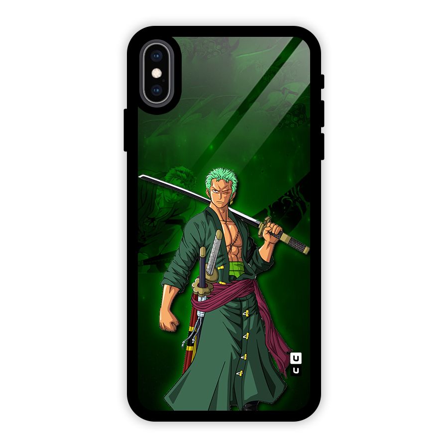 Zoro Ready Glass Back Case for iPhone XS Max
