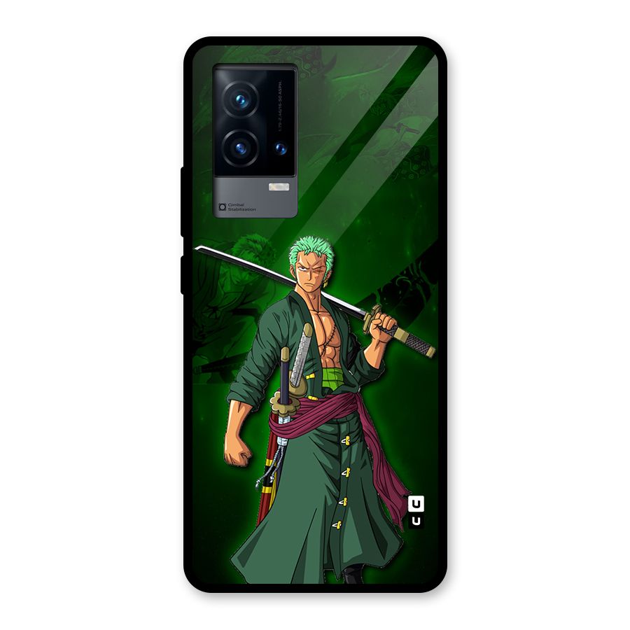 Zoro Ready Glass Back Case for iQOO 9 5G