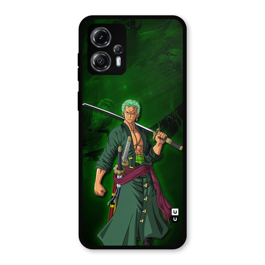 Zoro Ready Metal Back Case for Moto G13