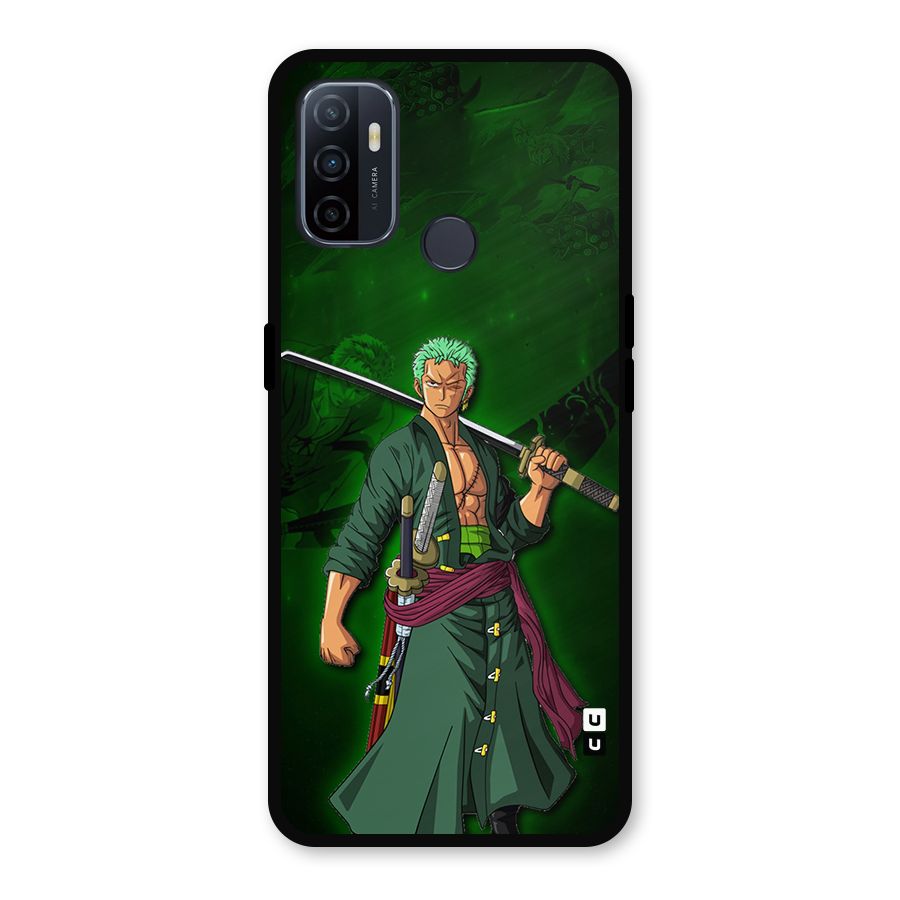 Zoro Ready Metal Back Case for Oppo A53