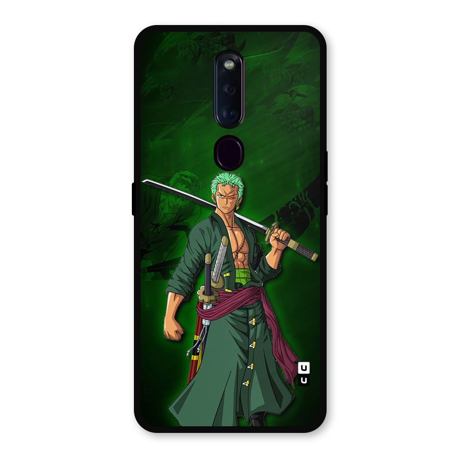 Zoro Ready Metal Back Case for Oppo F11 Pro