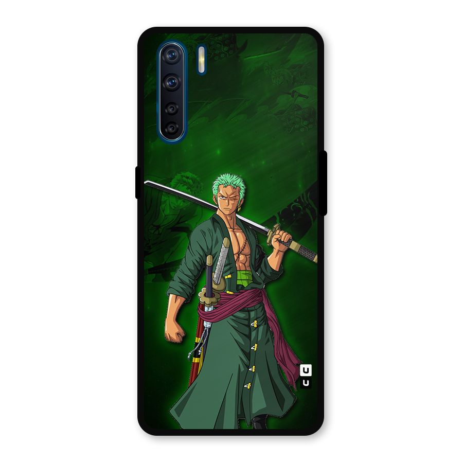 Zoro Ready Metal Back Case for Oppo F15