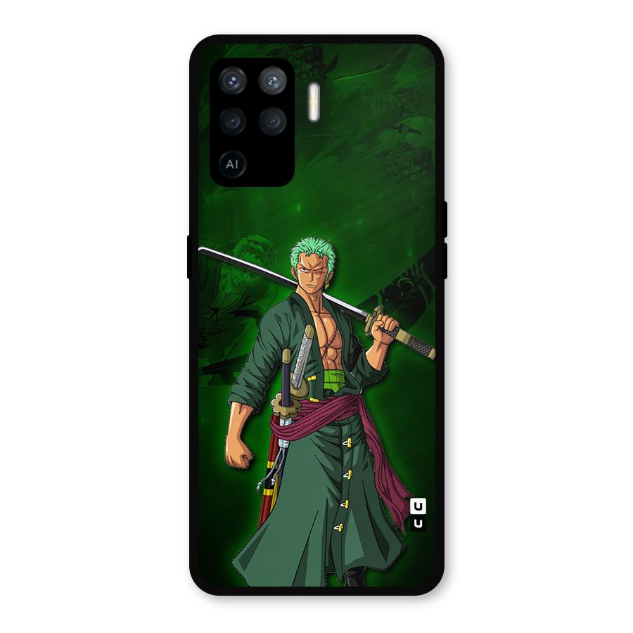 Zoro Ready Metal Back Case for Oppo F19 Pro