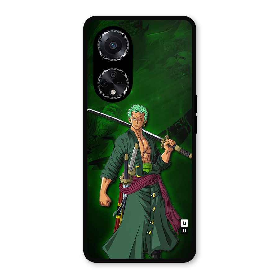 Zoro Ready Metal Back Case for Oppo F23