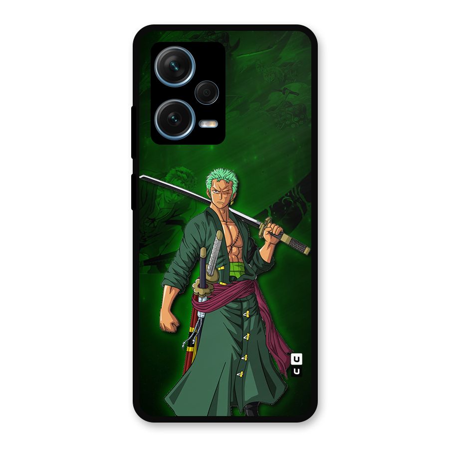 Zoro Ready Metal Back Case for Redmi Note 12 Pro Plus 5G