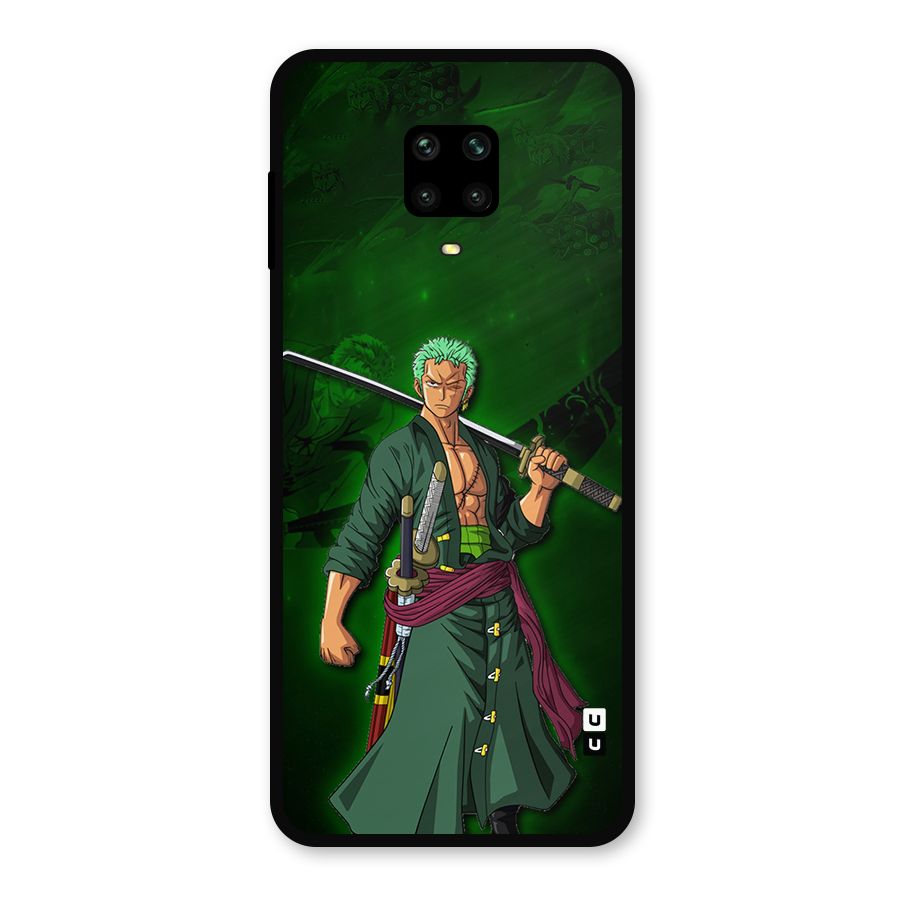 Zoro Ready Metal Back Case for Redmi Note 9 Pro