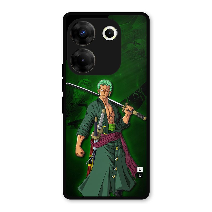 Zoro Ready Metal Back Case for Tecno Camon 20