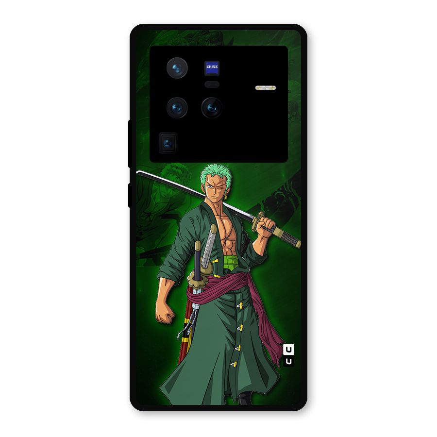 Zoro Ready Metal Back Case for Vivo X80 Pro