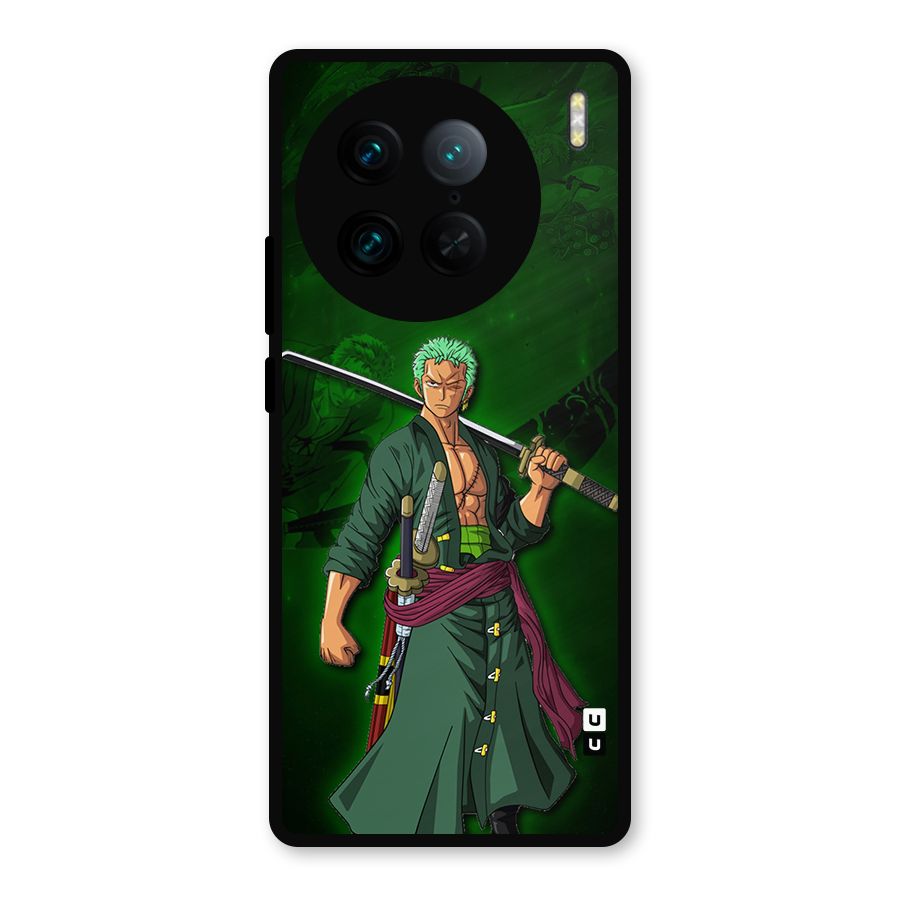 Zoro Ready Metal Back Case for Vivo X90 Pro