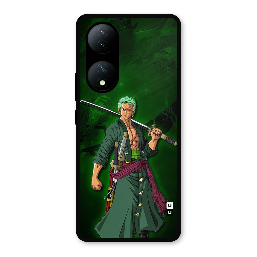 Zoro Ready Metal Back Case for Vivo Y100a