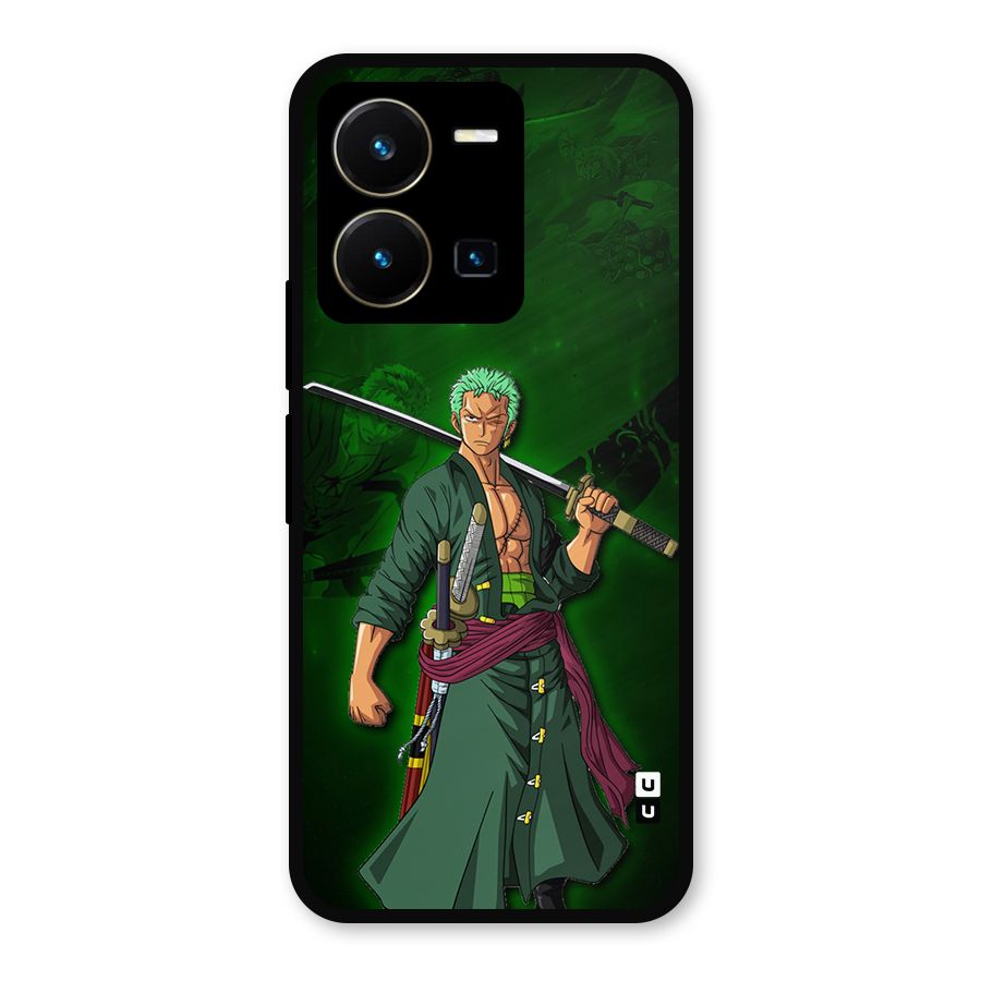 Zoro Ready Metal Back Case for Vivo Y35