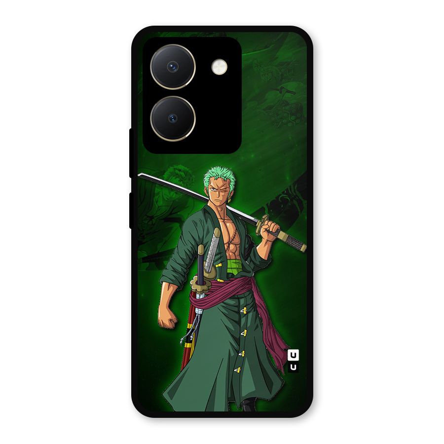Zoro Ready Metal Back Case for Vivo Y36