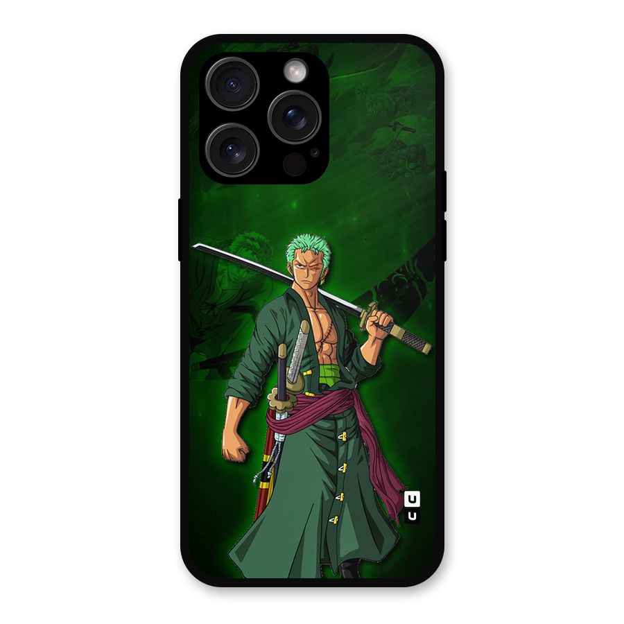 Zoro Ready Metal Back Case for iPhone 15 Pro Max