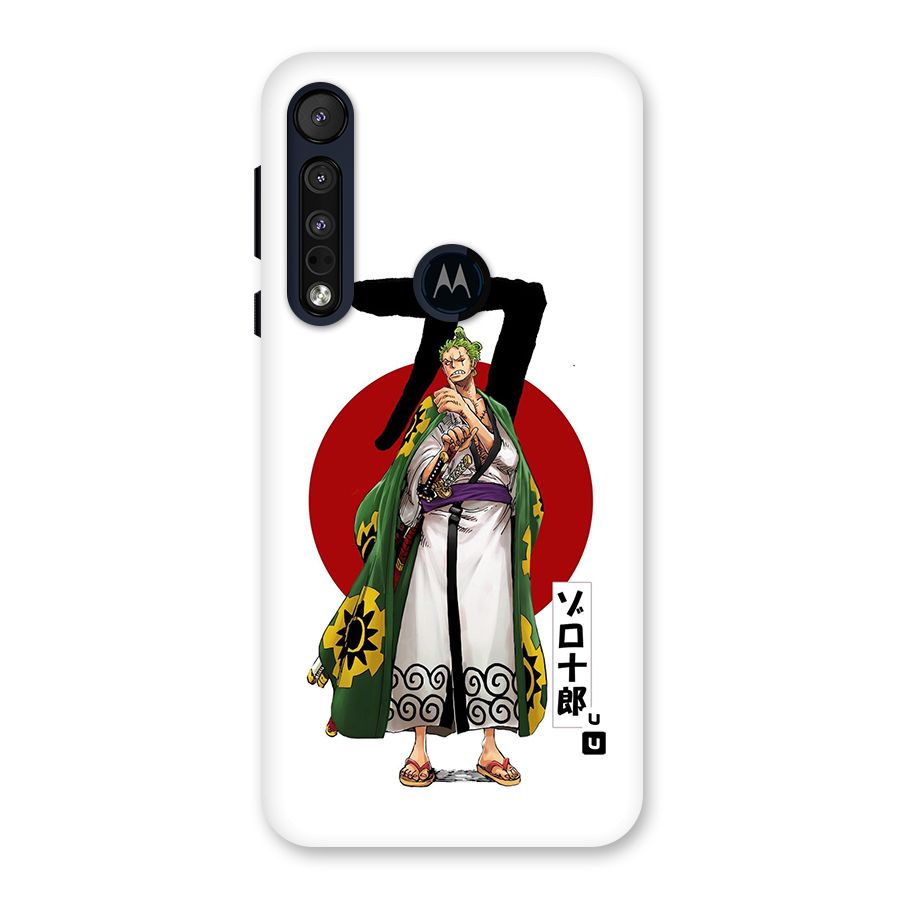 Zoro Stance Back Case for Motorola One Macro