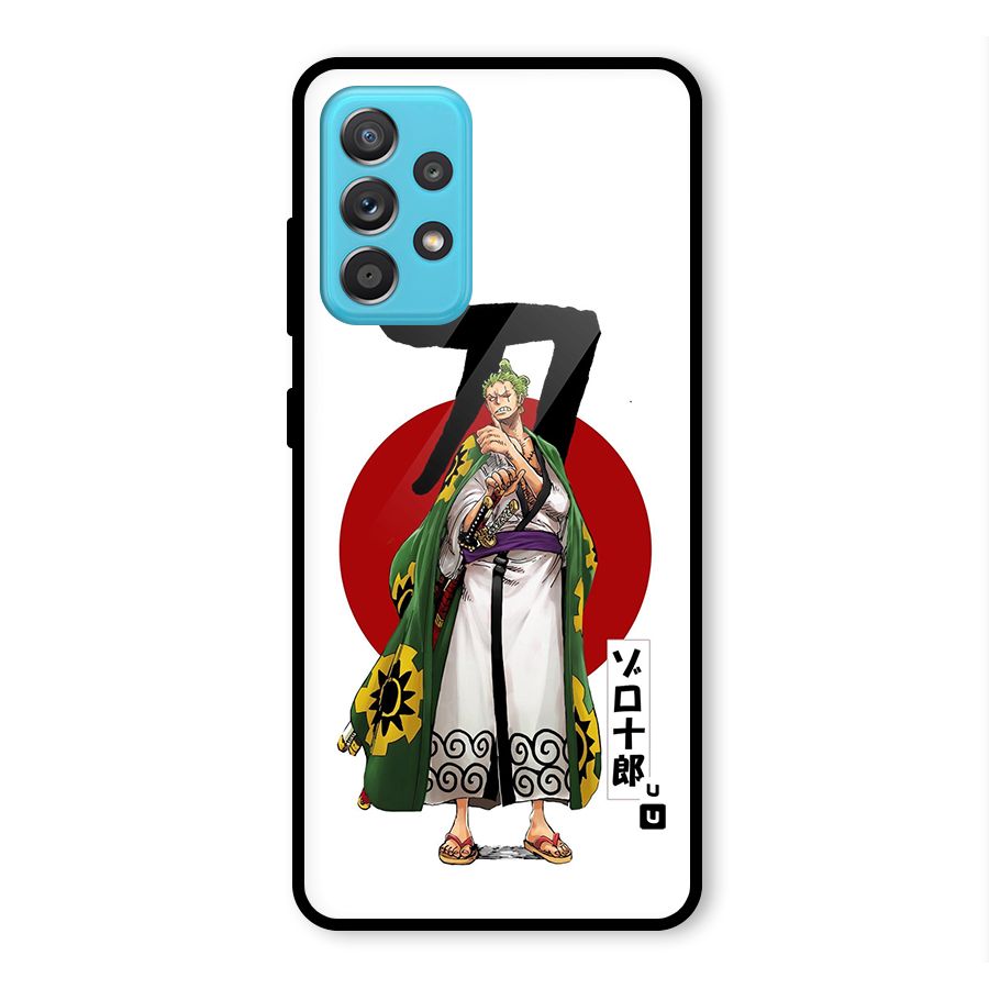 Zoro Stance Glass Back Case for Galaxy A52s 5G