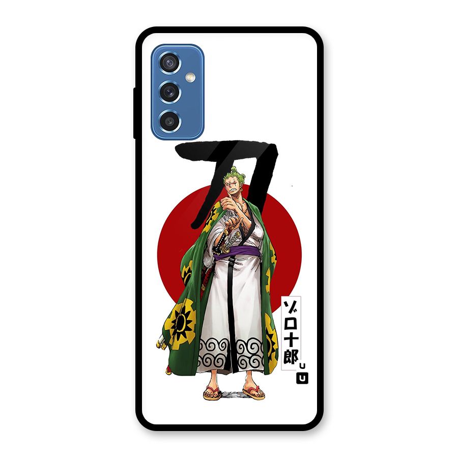 Zoro Stance Glass Back Case for Galaxy M52 5G