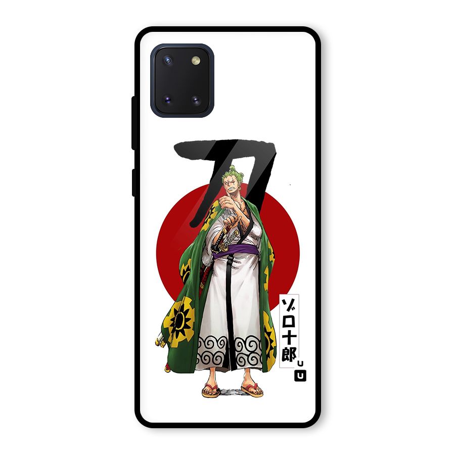 Zoro Stance Glass Back Case for Galaxy Note 10 Lite