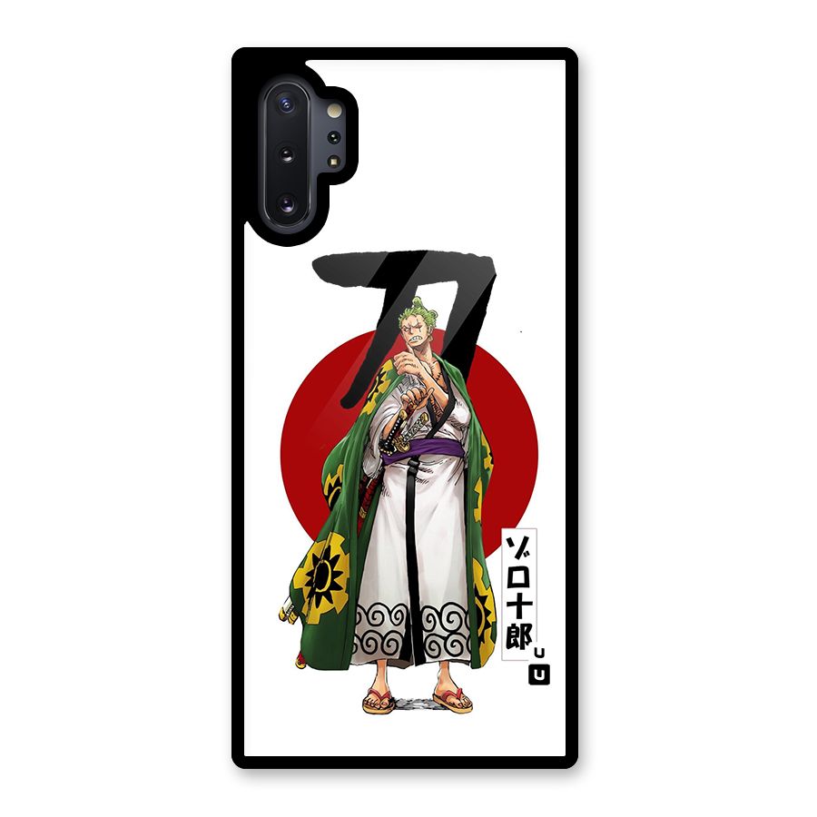 Zoro Stance Glass Back Case for Galaxy Note 10 Plus