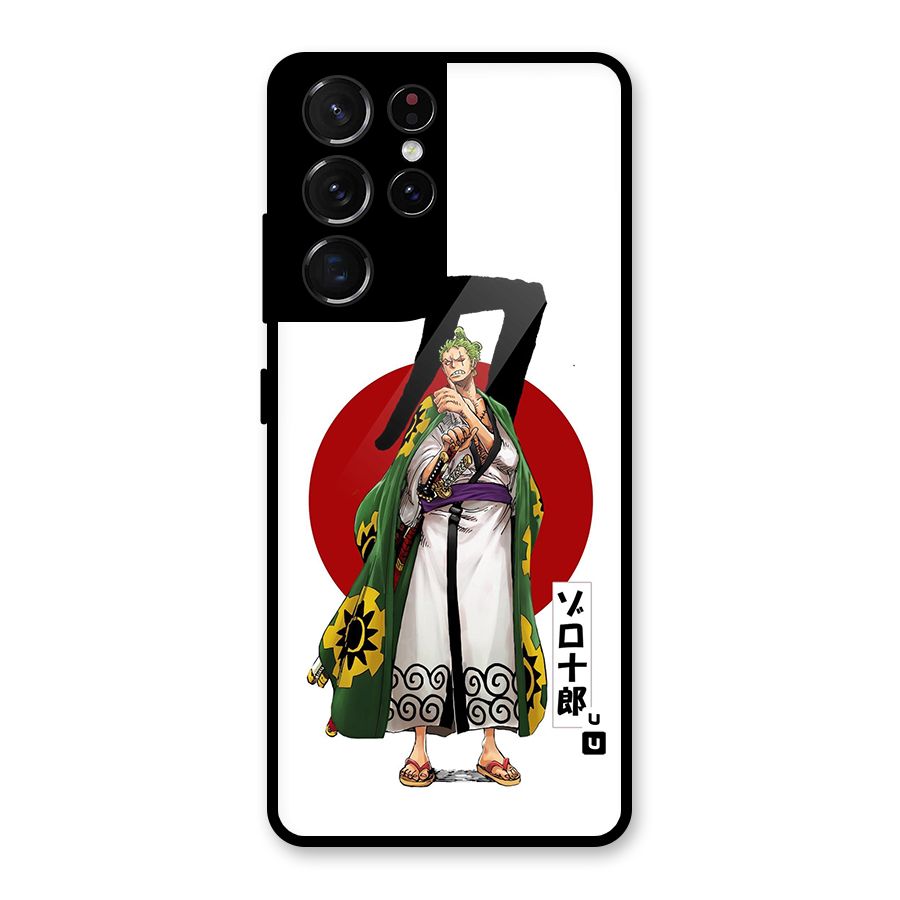 Zoro Stance Glass Back Case for Galaxy S21 Ultra 5G