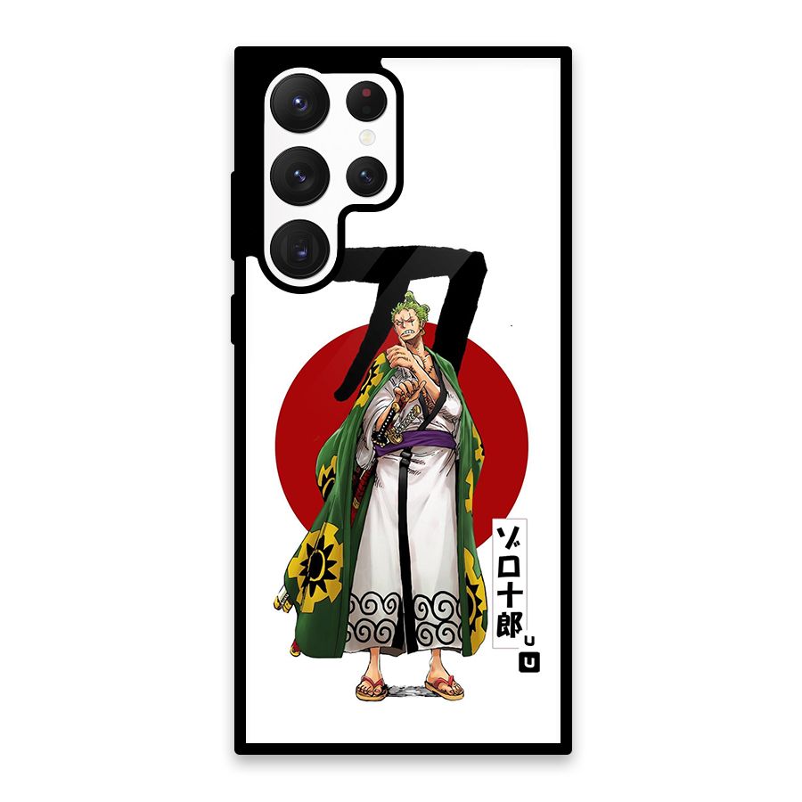 Zoro Stance Glass Back Case for Galaxy S22 Ultra 5G