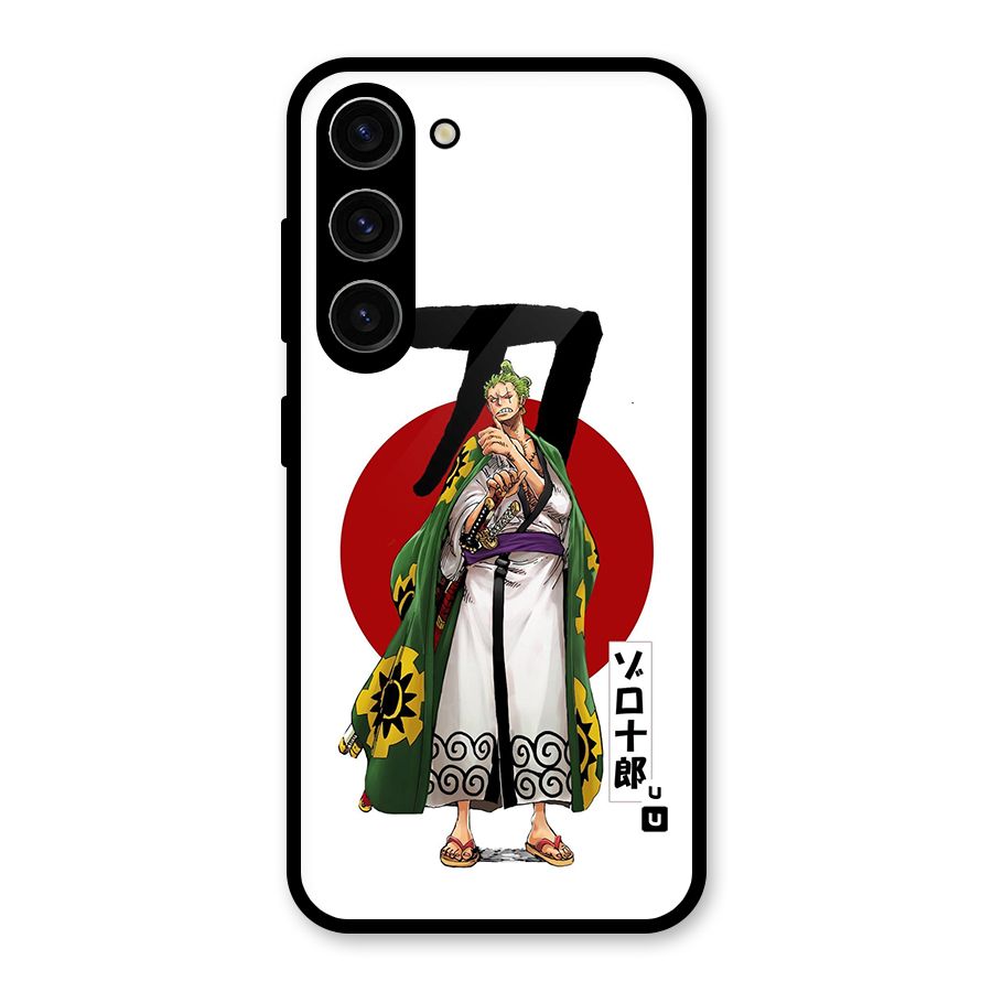 Zoro Stance Glass Back Case for Galaxy S23