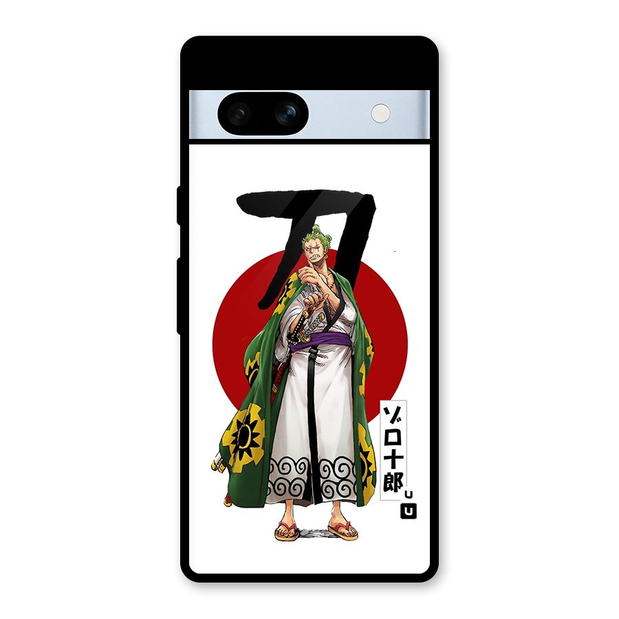 Zoro Stance Glass Back Case for Google Pixel 7a