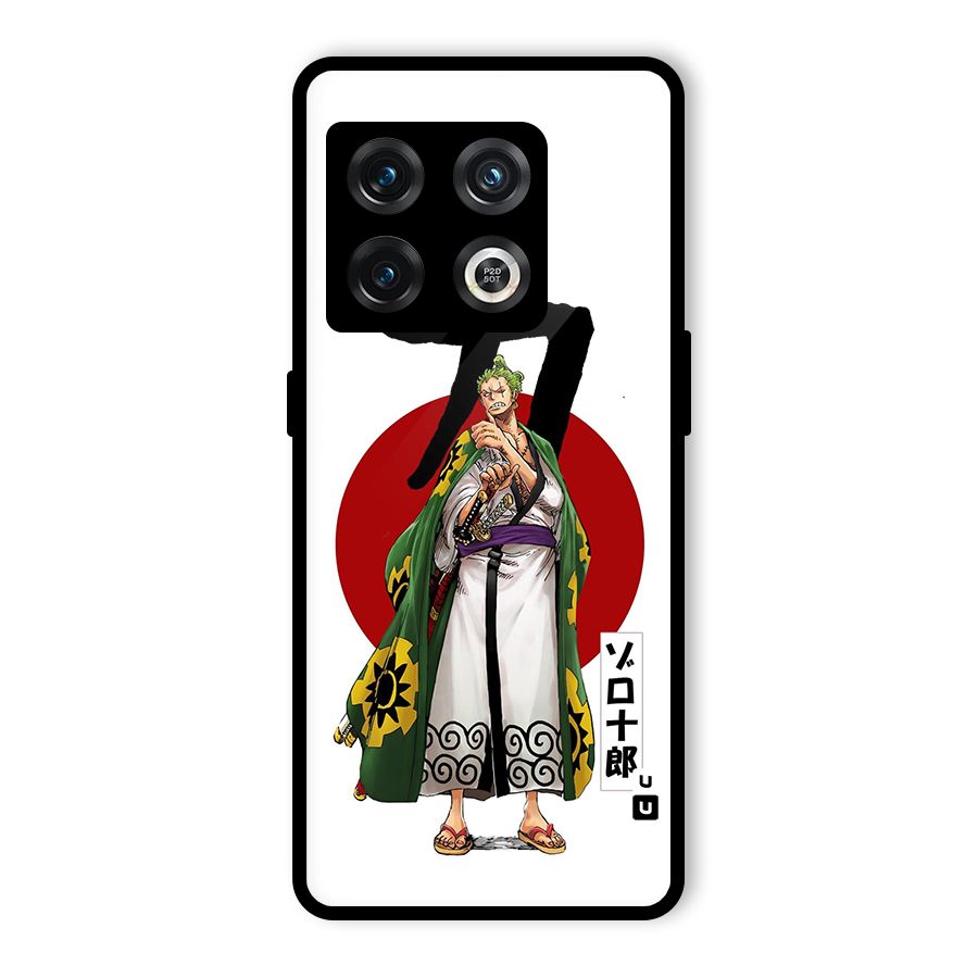 Zoro Stance Glass Back Case for OnePlus 10 Pro 5G