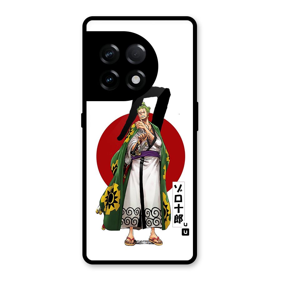 Zoro Stance Glass Back Case for OnePlus 11R