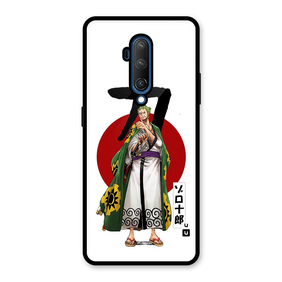 Zoro Stance Glass Back Case for OnePlus 7T Pro