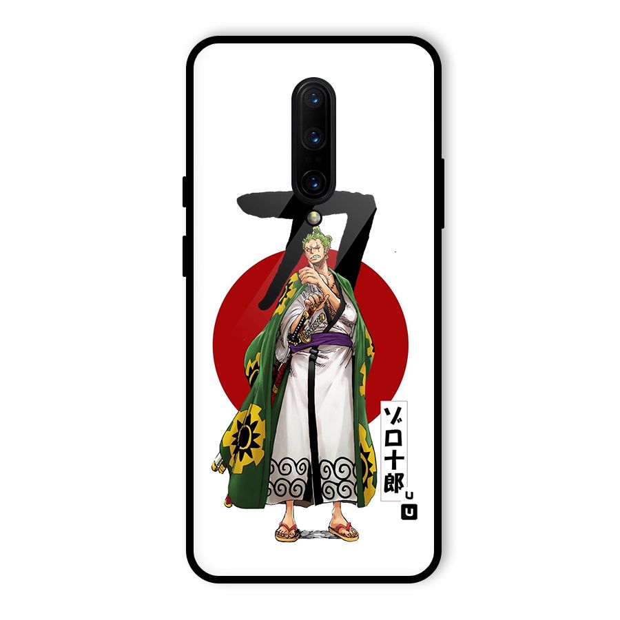 Zoro Stance Glass Back Case for OnePlus 7 Pro