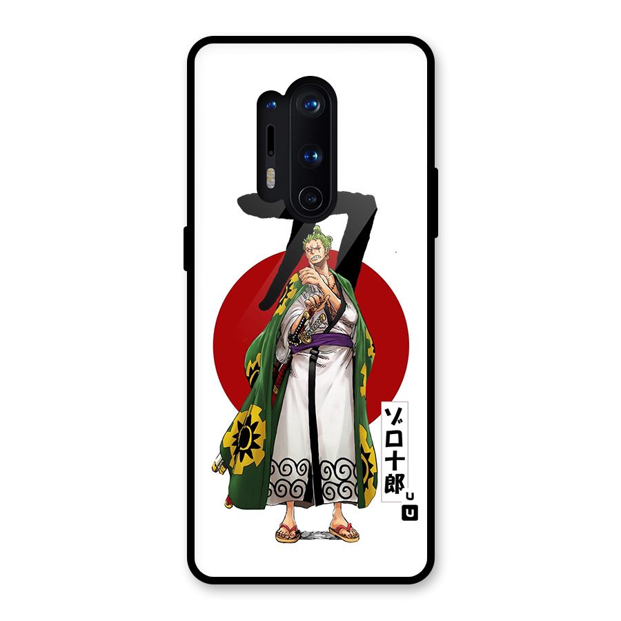 Zoro Stance Glass Back Case for OnePlus 8 Pro