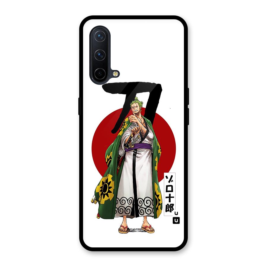 Zoro Stance Glass Back Case for OnePlus Nord CE 5G