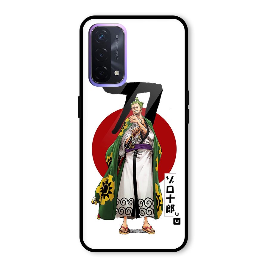 Zoro Stance Glass Back Case for Oppo A74 5G