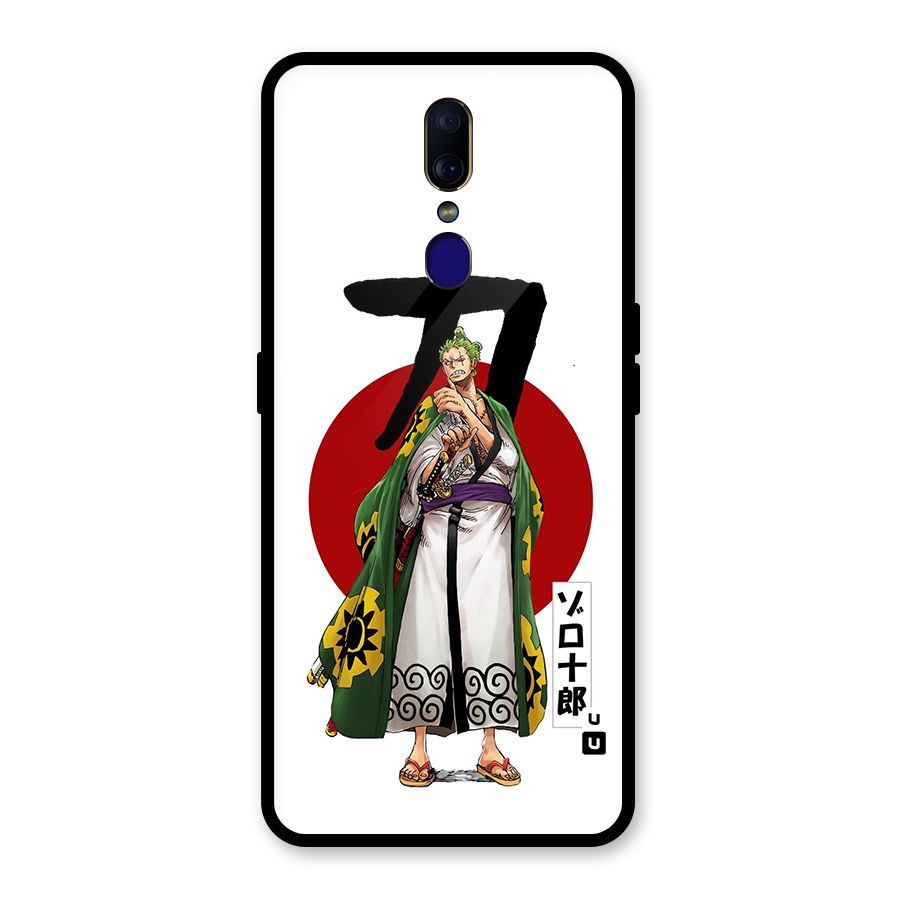 Zoro Stance Glass Back Case for Oppo F11