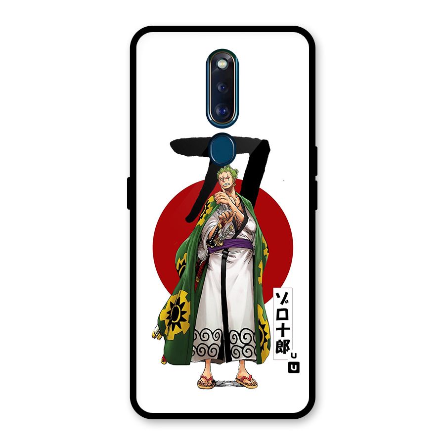 Zoro Stance Glass Back Case for Oppo F11 Pro