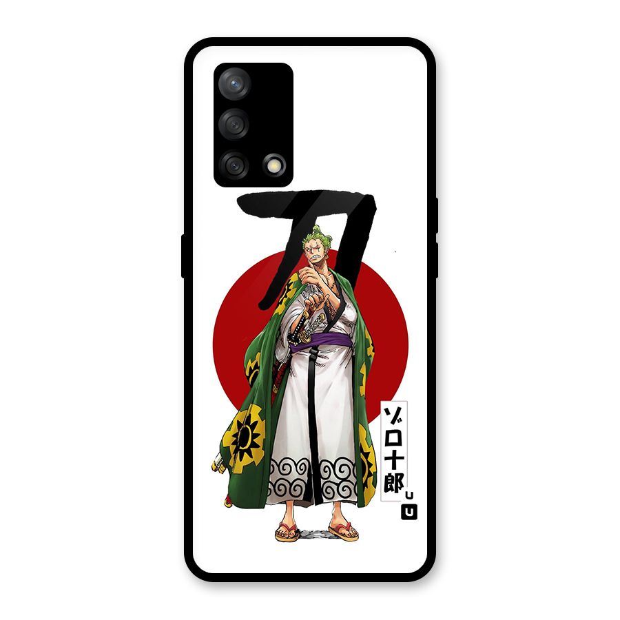 Zoro Stance Glass Back Case for Oppo F19
