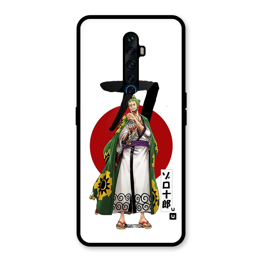 Zoro Stance Glass Back Case for Oppo Reno2 F