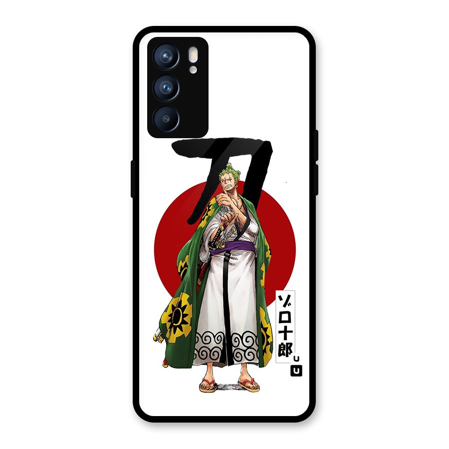 Zoro Stance Glass Back Case for Oppo Reno6 5G