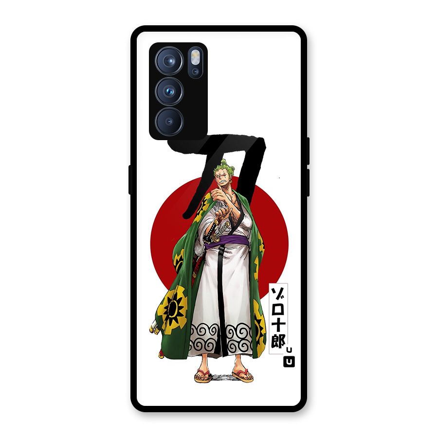 Zoro Stance Glass Back Case for Oppo Reno6 Pro 5G