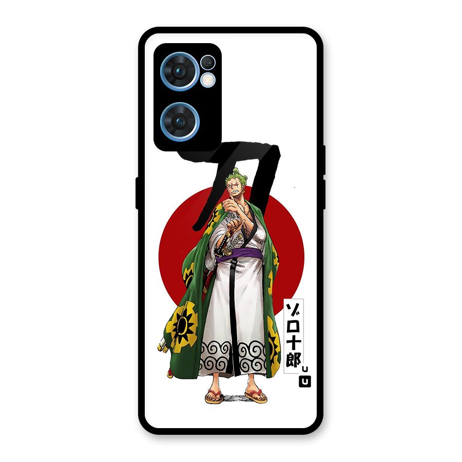 Zoro Stance Glass Back Case for Oppo Reno7 5G