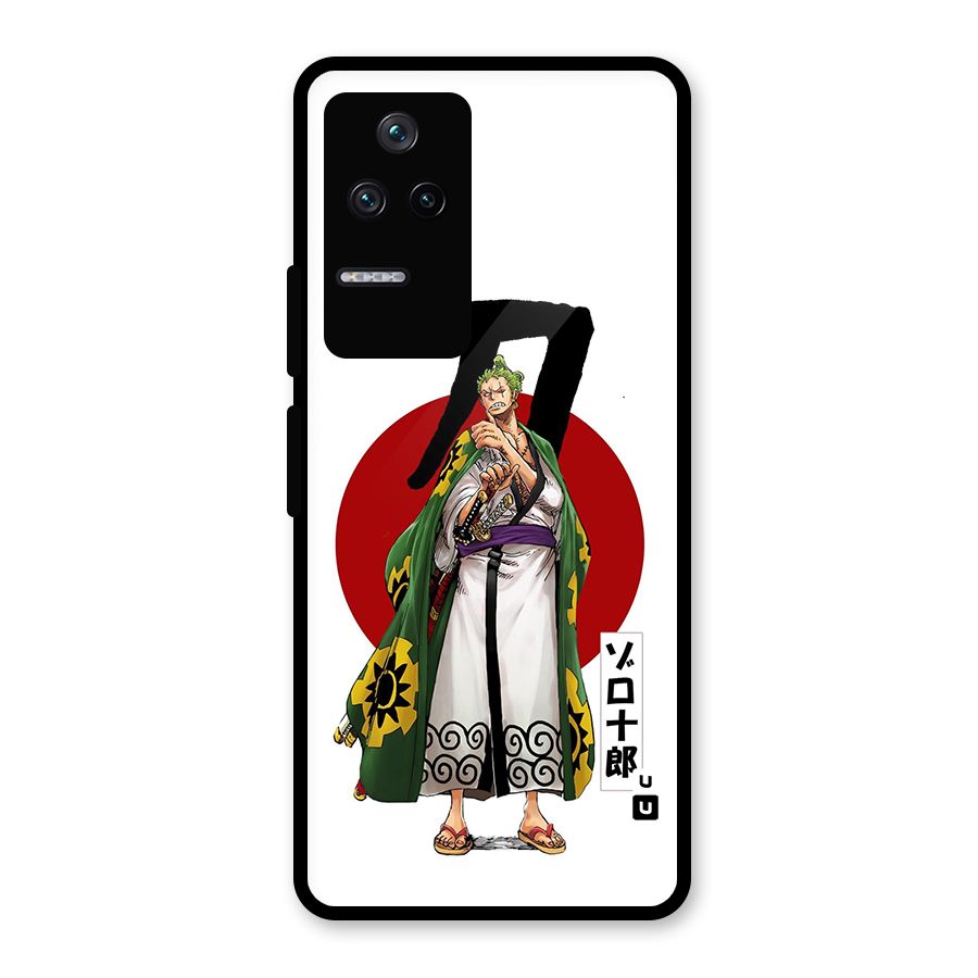 Zoro Stance Glass Back Case for Poco F4 5G