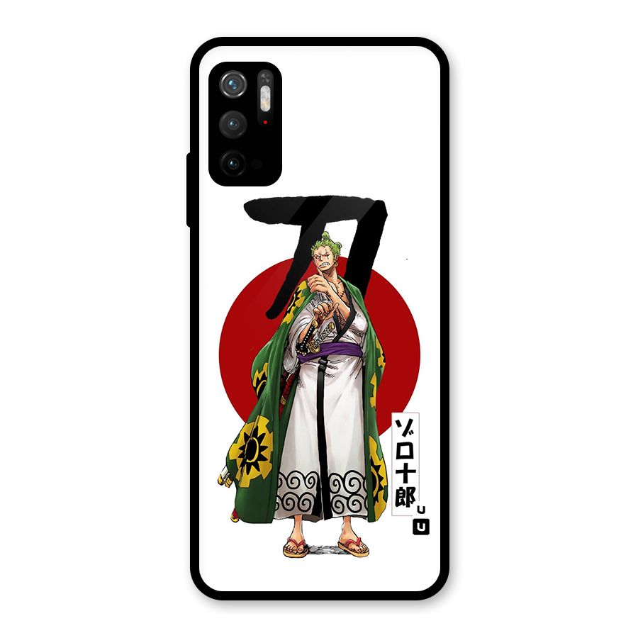 Zoro Stance Glass Back Case for Poco M3 Pro 5G