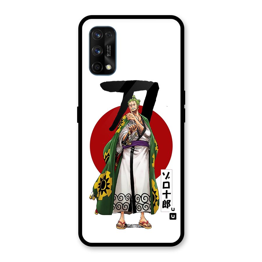 Zoro Stance Glass Back Case for Realme 7 Pro
