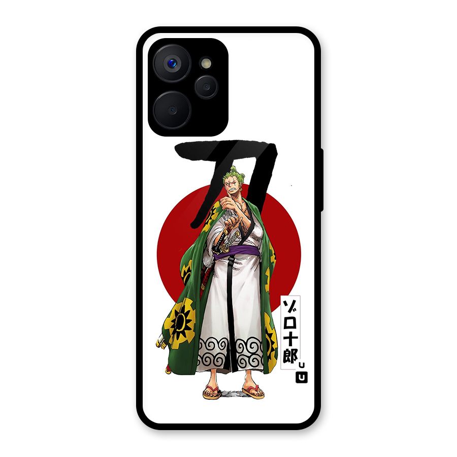 Zoro Stance Glass Back Case for Realme 9i 5G