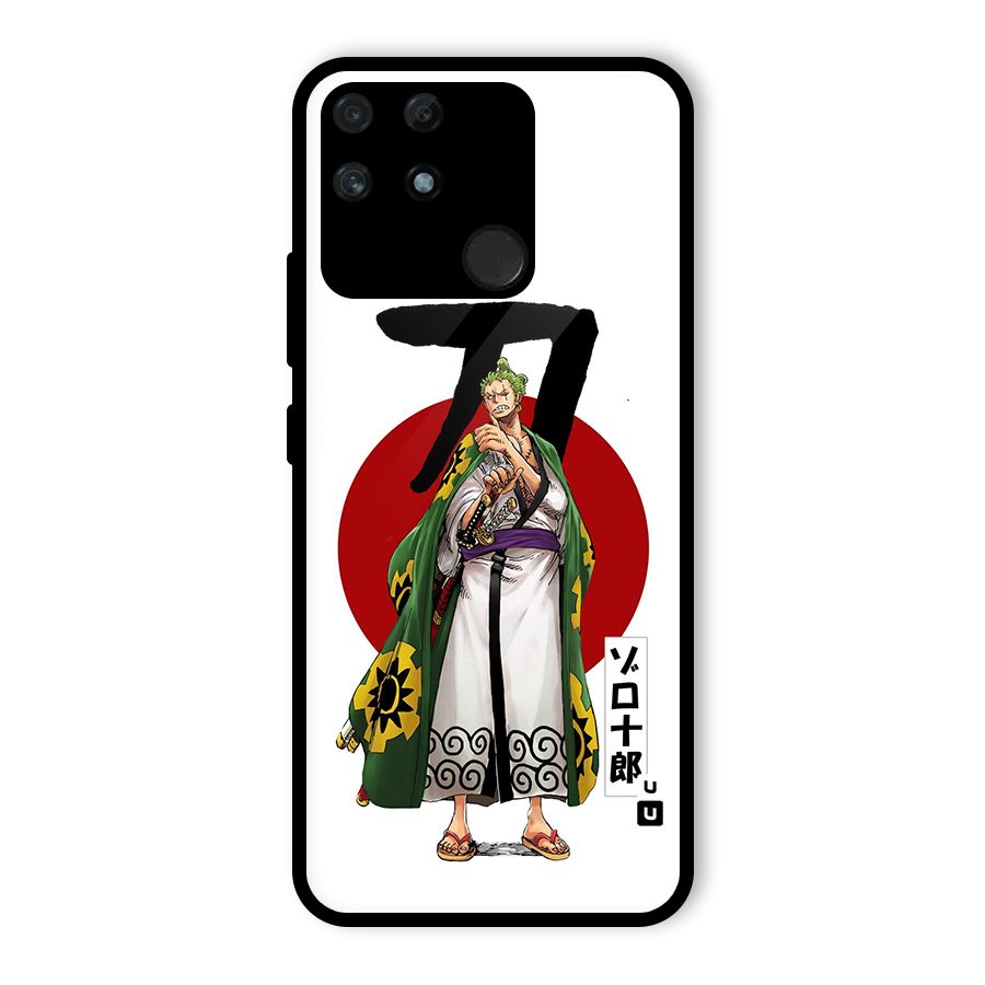 Zoro Stance Glass Back Case for Realme Narzo 50A