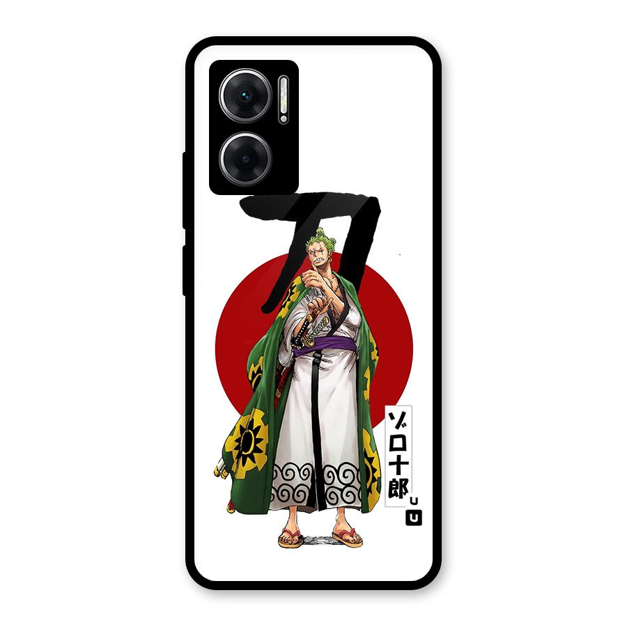 Zoro Stance Glass Back Case for Redmi 11 Prime 5G