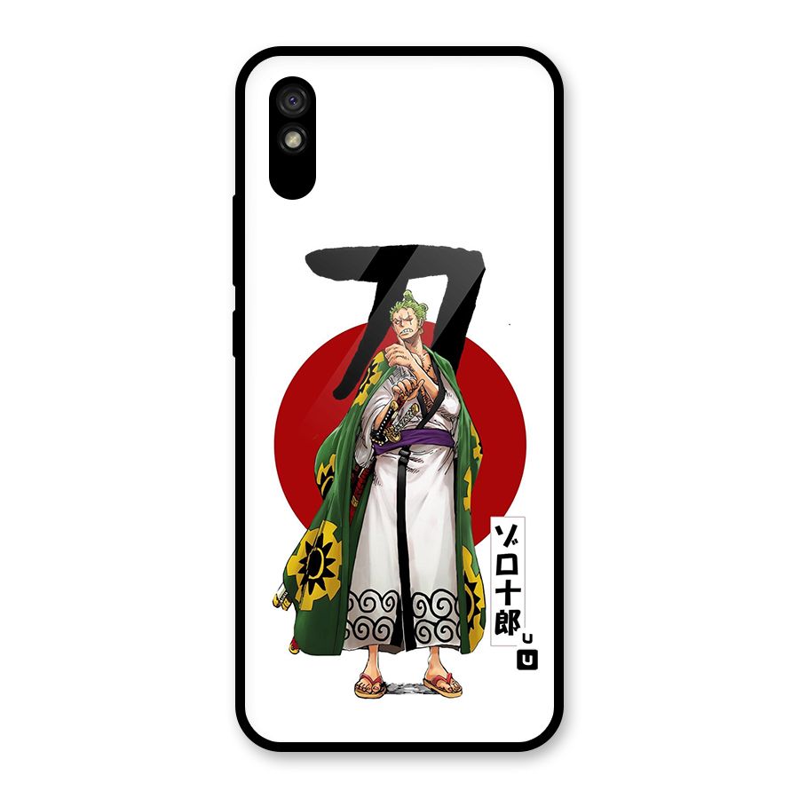 Zoro Stance Glass Back Case for Redmi 9A